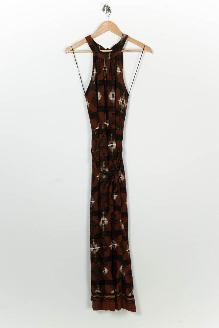 Combinaison Marron et Noir - Taille S/36 de la marque La Fée Maraboutée | PARAD124780 - Vendu par Paradigme - Image 2