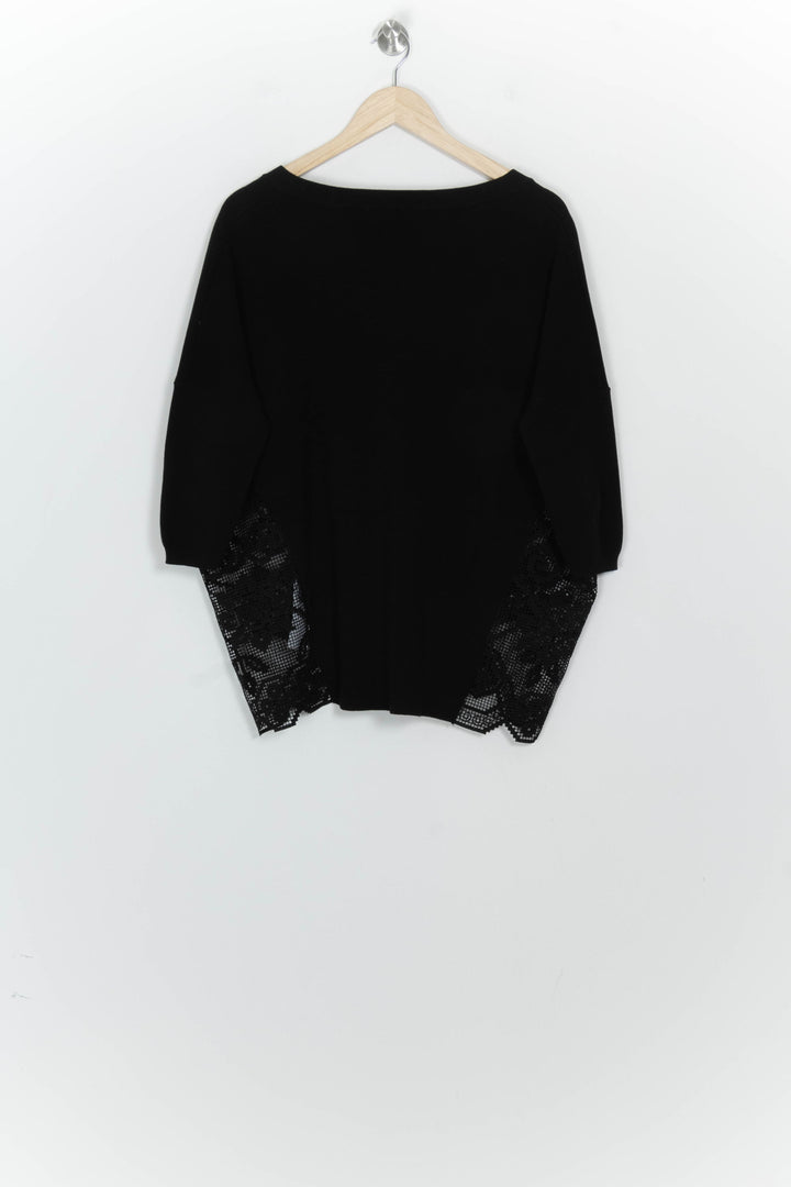 Pull À Col V Noir - Taille S/36 de la marque Claudie Pierlot | PARAD124782 - Vendu par Paradigme - Image 5