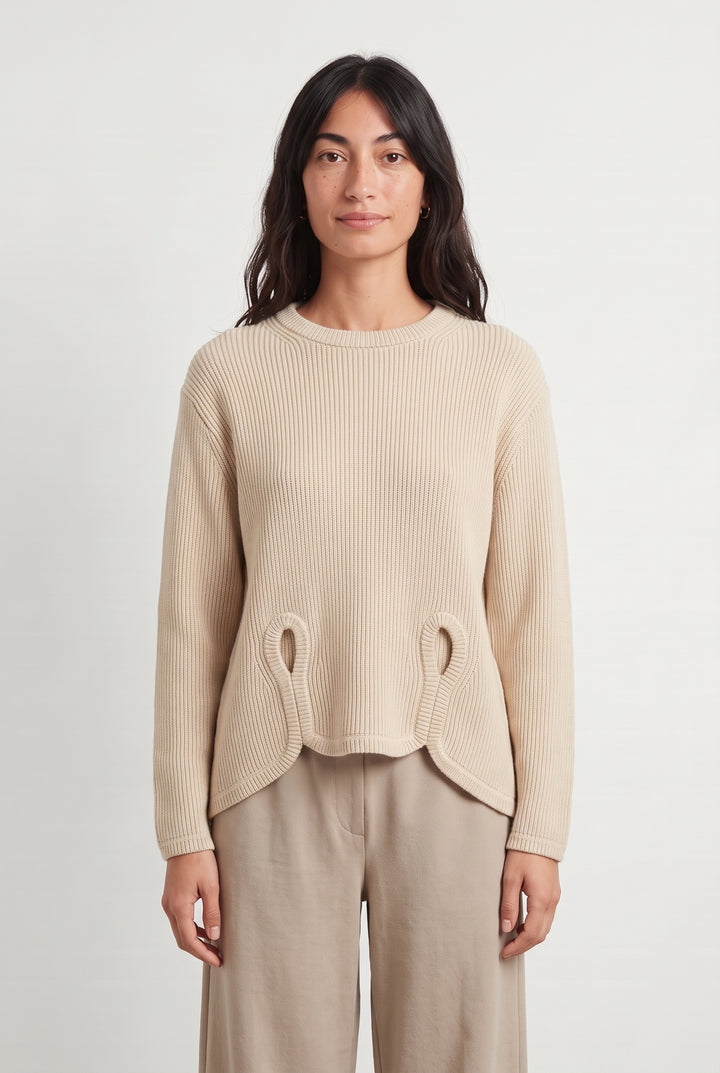 Pull Beige - Taille M/38 de la marque Claudie Pierlot | PARAD124784 - Vendu par Paradigme - Image 1