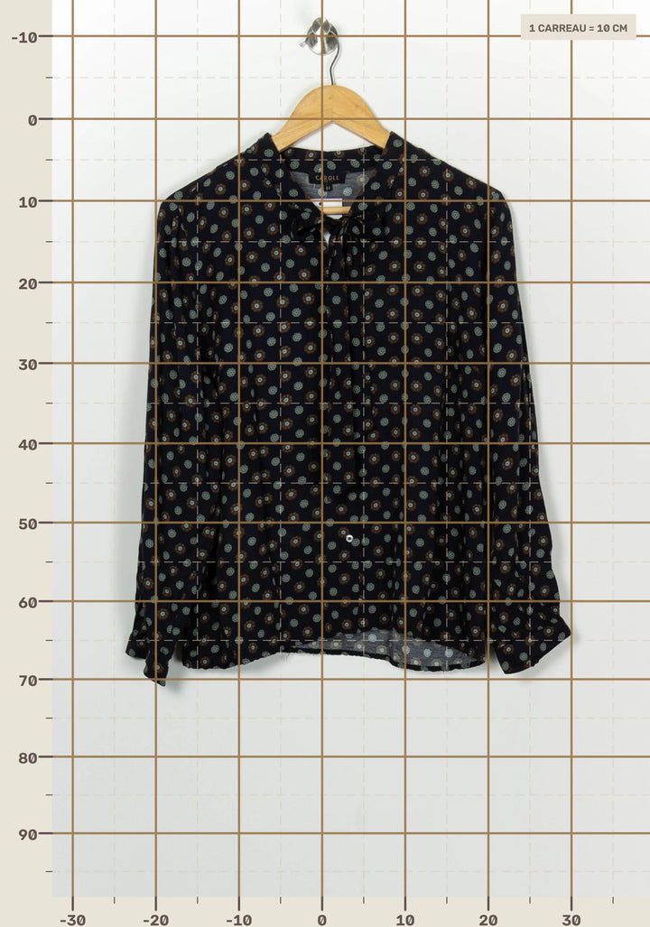 Chemise Bleu Marine - Taille XXL/44 de la marque Caroll | PARAD124787 - Vendu par Paradigme - Image 4