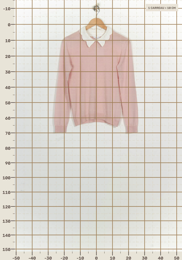 Pull Rose - Taille M/38 de la marque Claudie Pierlot | PARAD124795 - Vendu par Paradigme - Image 4