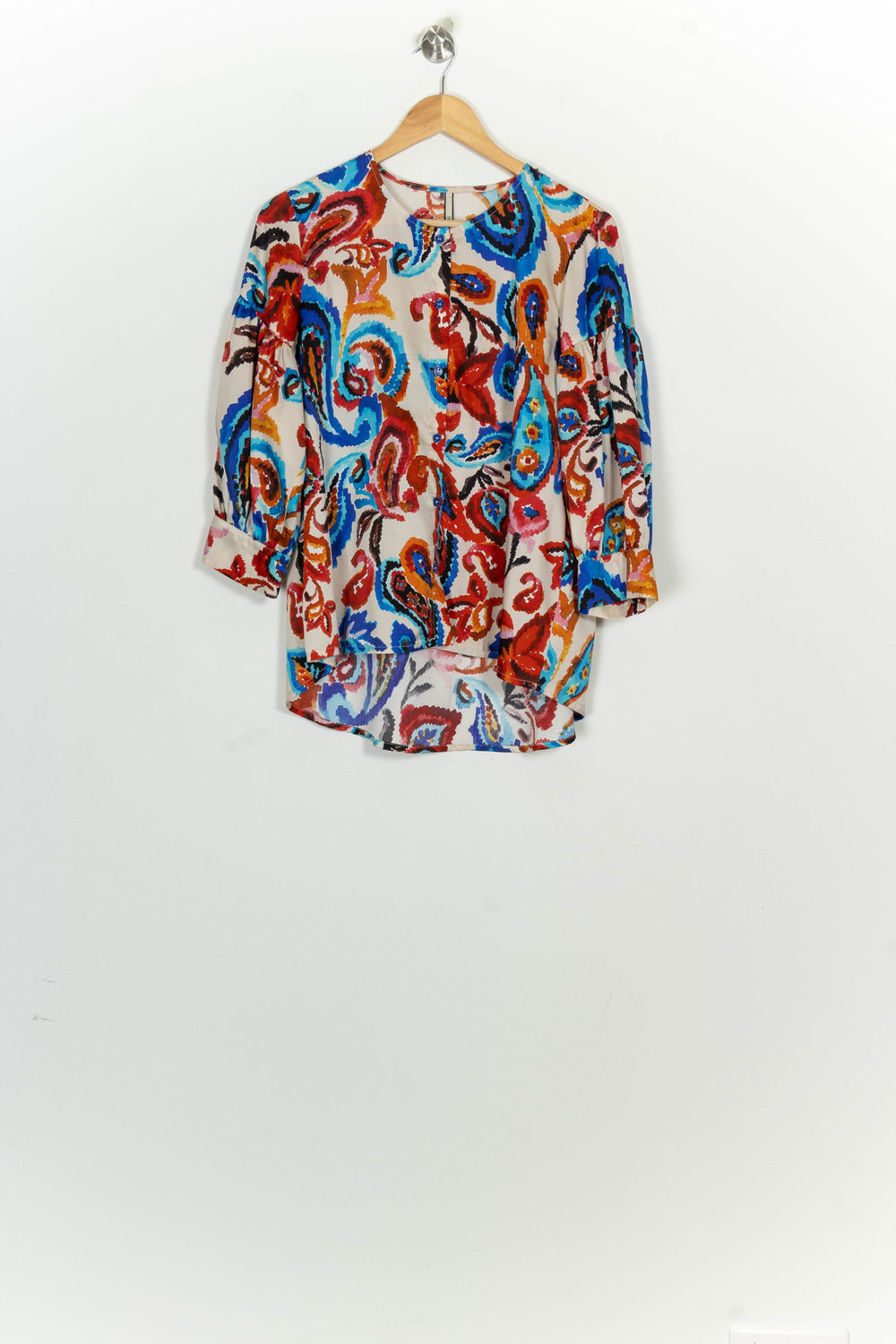 Blouse Multicolore - Taille M/38 de la marque Indies | PARAD124796 - Vendu par Paradigme - Image 2