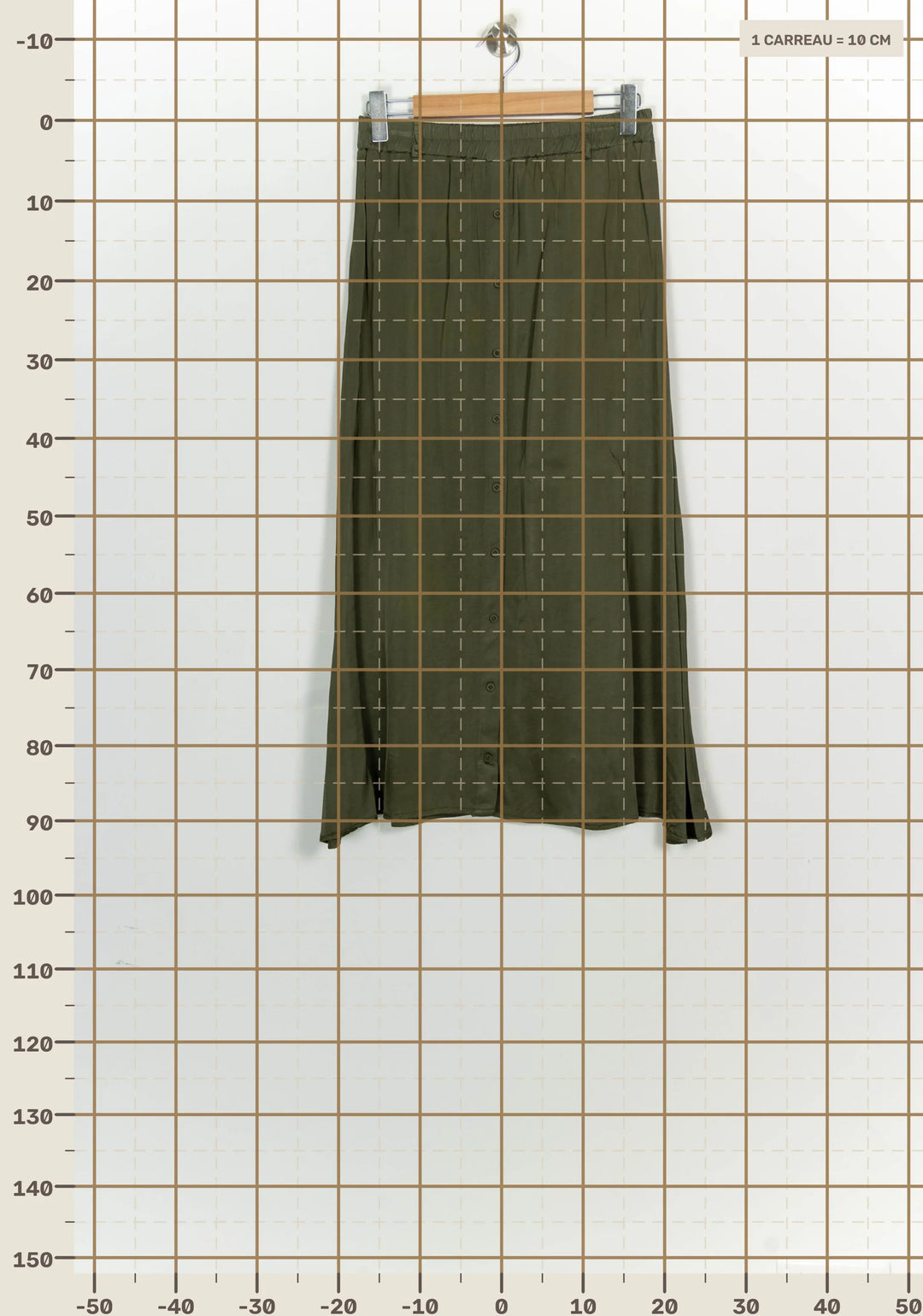 Jupe Longue Verte - Taille M/38 de la marque Humility | PARAD124797 - Vendu par Paradigme - Image 4