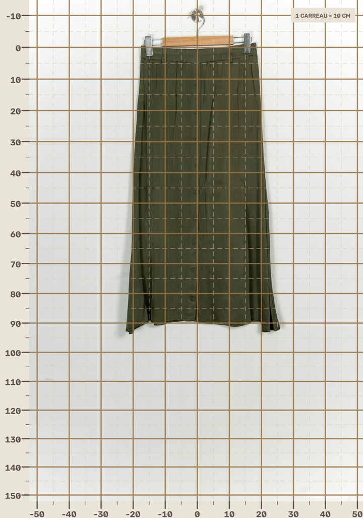 Jupe Longue Verte - Taille M/38 de la marque Humility | PARAD124797 - Vendu par Paradigme - Image 4