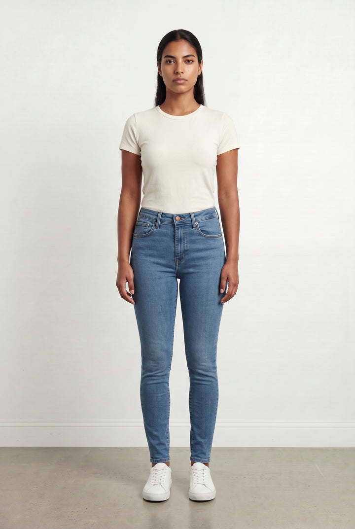Jean Skinny Bleu - Taille L/40 de la marque Levi&