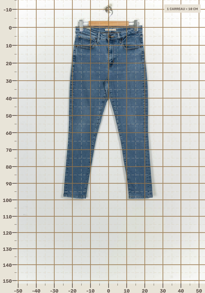 Jean Skinny Bleu - Taille L/40 de la marque Levi&