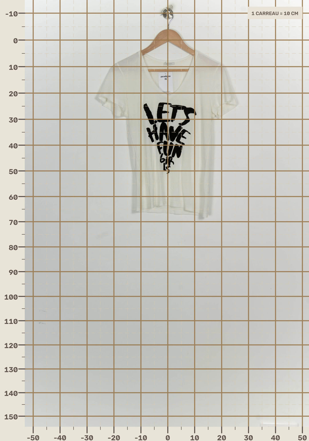 T-Shirt Blanc - Taille S/36 de la marque IKKS | PARAD124802 - Vendu par Paradigme - Image 4