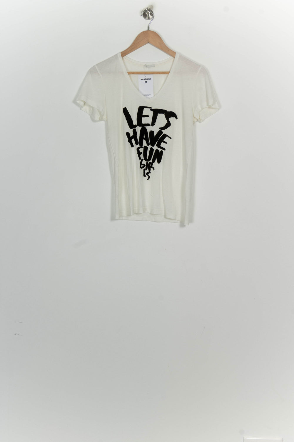 T-Shirt Blanc - Taille S/36 de la marque IKKS | PARAD124802 - Vendu par Paradigme - Image 2