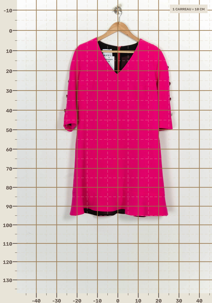 Robe Fuchsia - Taille M/38 de la marque Weill | PARAD124804 - Vendu par Paradigme - Image 4