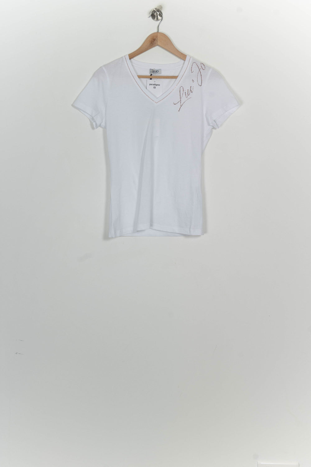 T-shirt Blanc - Taille S/36 de la marque Liu Jo | PARAD124806 - Vendu par Paradigme - Image 2