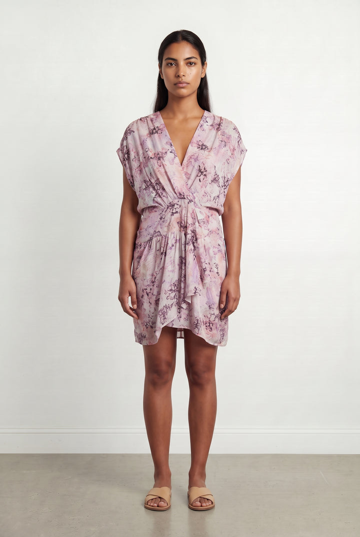 Robe Courte Rose - Taille L/40 de la marque IRO | PARAD124808 - Vendu par Paradigme - Image 1