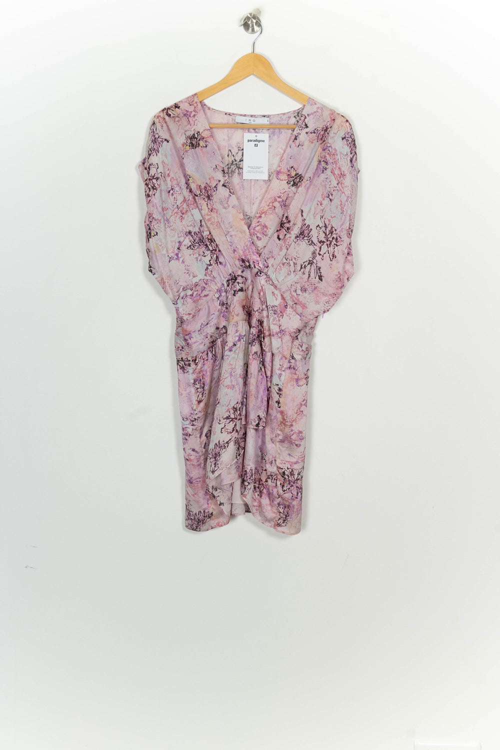 Robe Courte Rose - Taille L/40 de la marque IRO | PARAD124808 - Vendu par Paradigme - Image 2