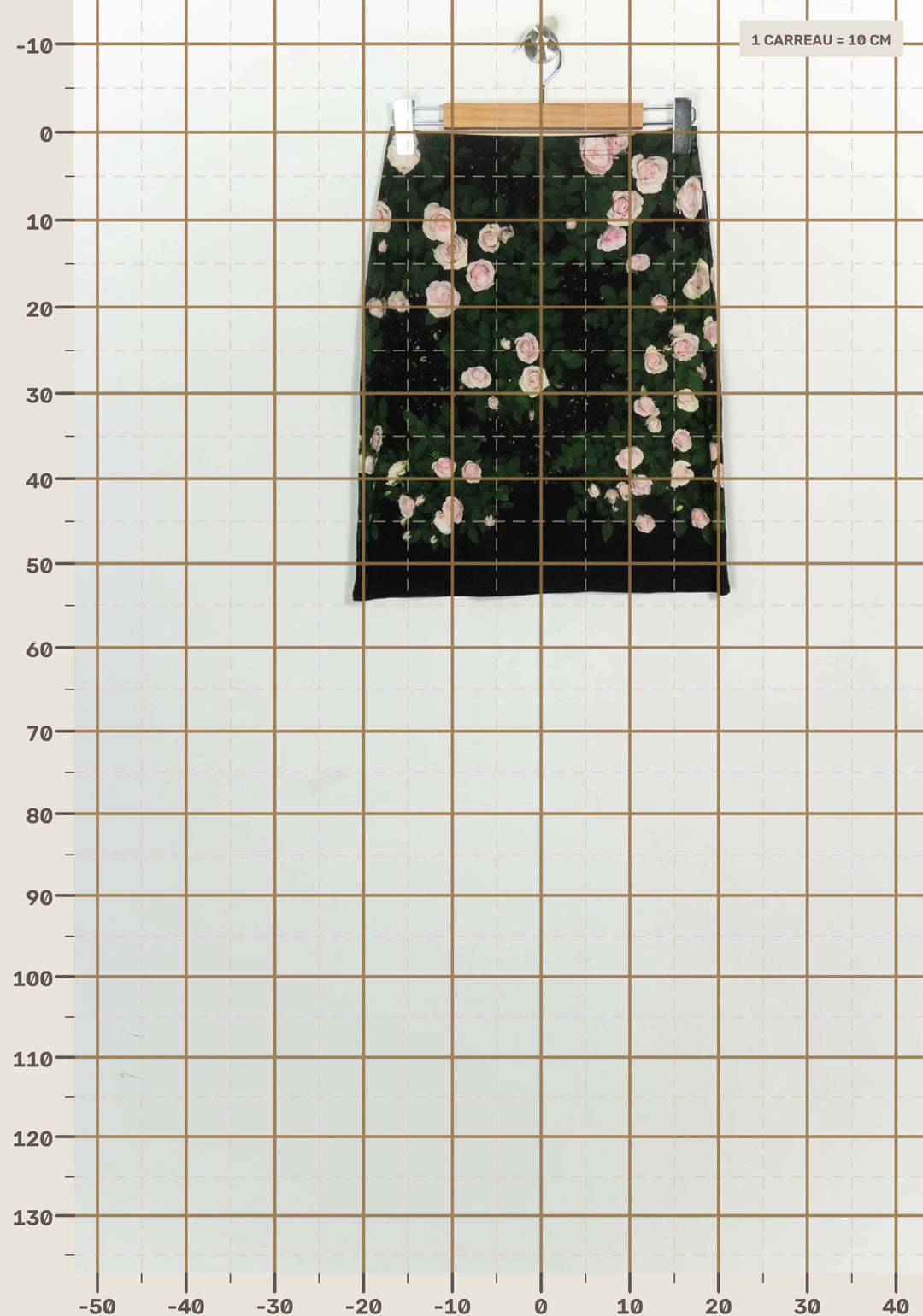 Jupe Midi Noire et Verte - Taille S/36 de la marque Agnès b. | PARAD124809 - Vendu par Paradigme - Image 4