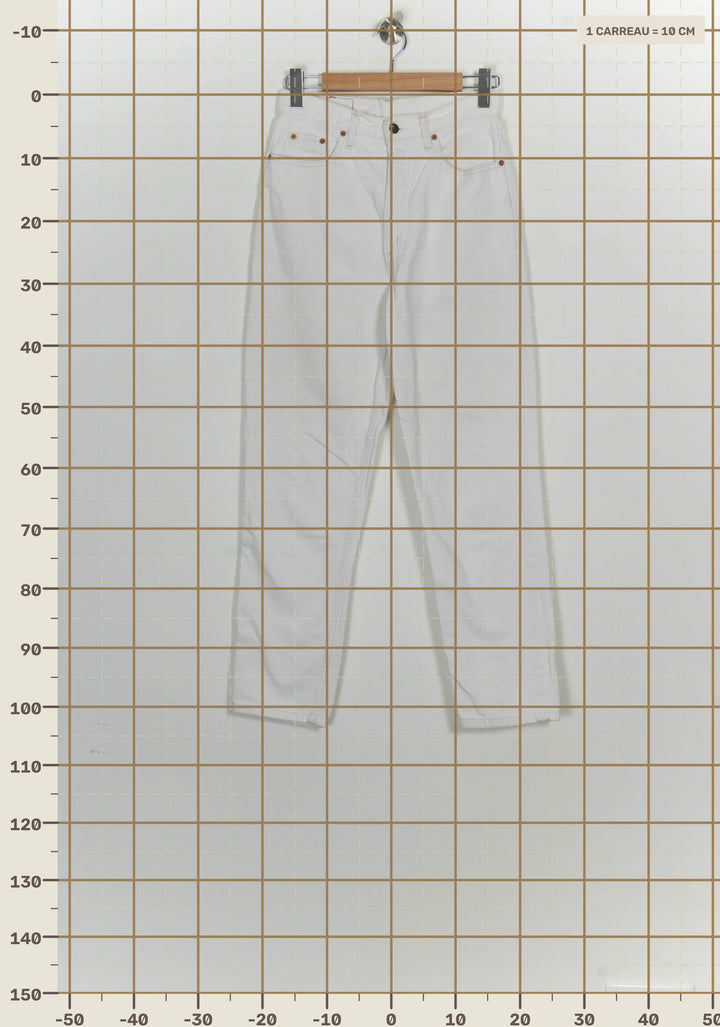 Jean Blanc - Taille M/38 de la marque Levi&