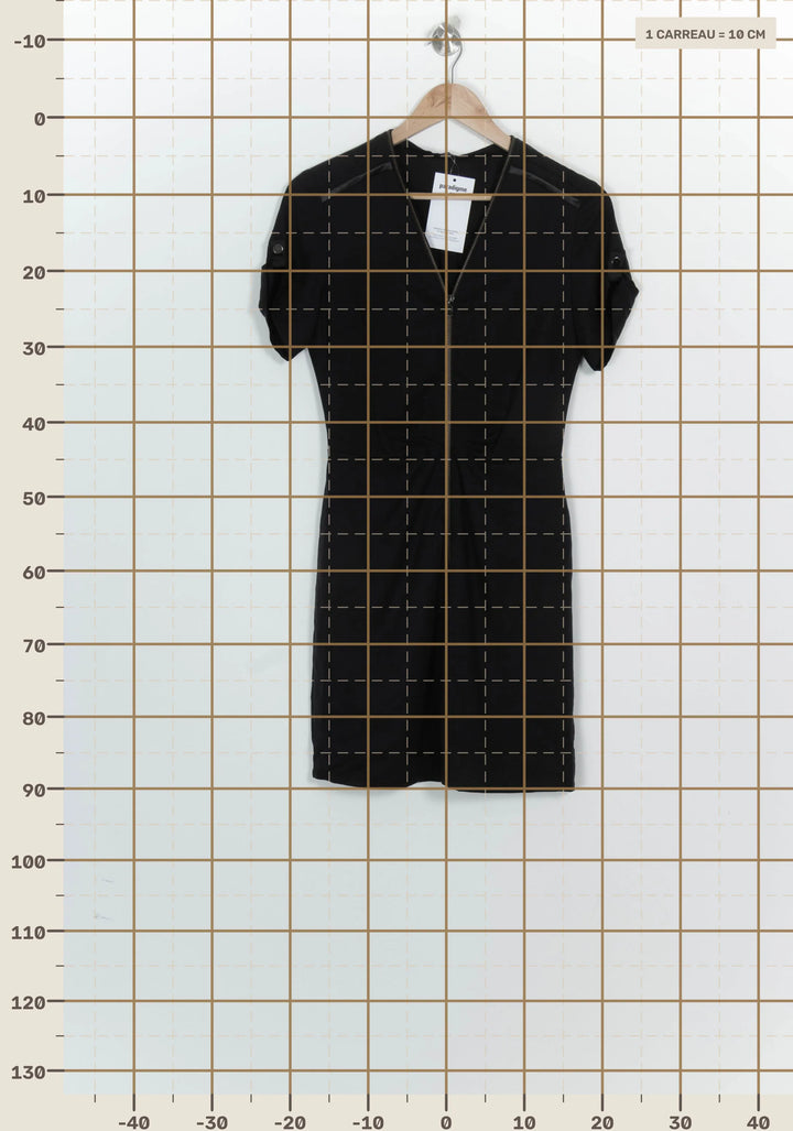 Robe Midi Noire - Taille XS/34 de la marque One Step | PARAD124812 - Vendu par Paradigme - Image 4