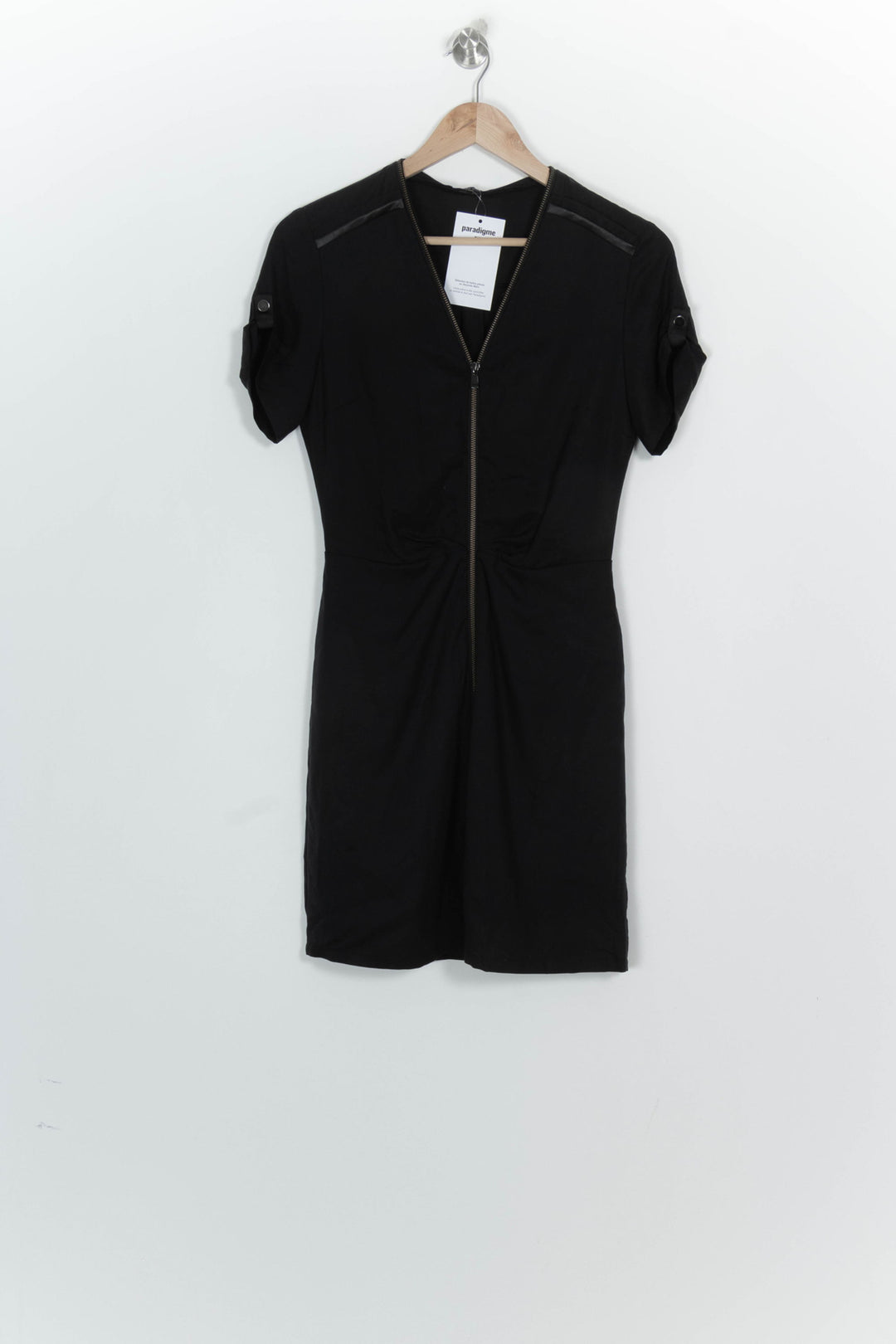 Robe Midi Noire - Taille XS/34 de la marque One Step | PARAD124812 - Vendu par Paradigme - Image 2