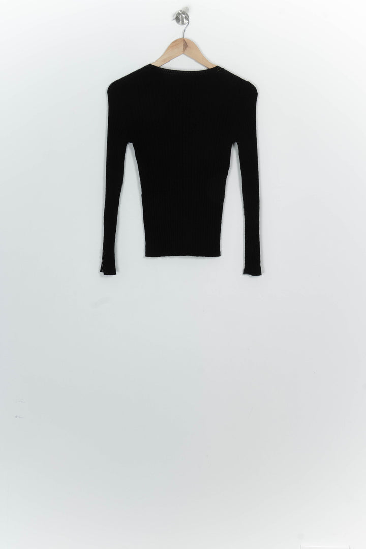 Pull Noir - Taille S/36 de la marque Sézane | PARAD124815 - Vendu par Paradigme - Image 5