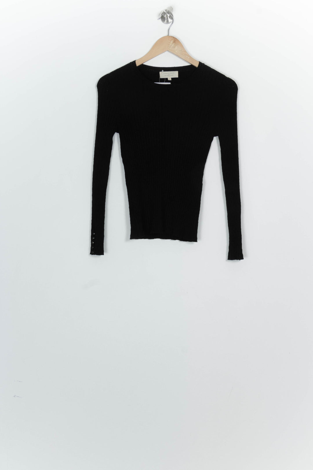 Pull Noir - Taille S/36 de la marque Sézane | PARAD124815 - Vendu par Paradigme - Image 2