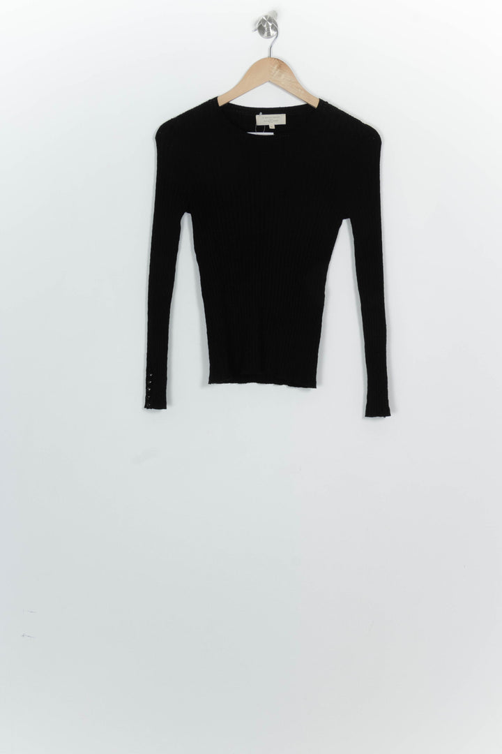Pull Noir - Taille S/36 de la marque Sézane | PARAD124815 - Vendu par Paradigme - Image 2