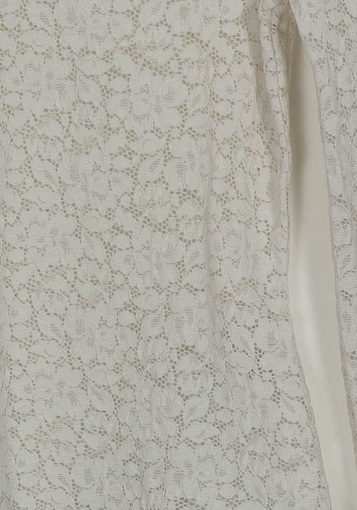 Blouse En Dentelle Beige - Taille S/36 de la marque Sézane | PARAD124818 - Vendu par Paradigme - Image 3