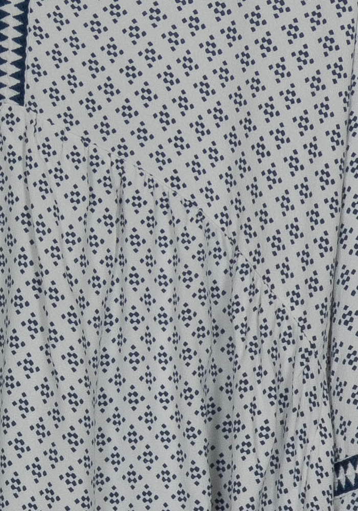 Blouse Blanche et Bleue - Taille L/40 de la marque Maison 123 | PARAD124820 - Vendu par Paradigme - Image 3