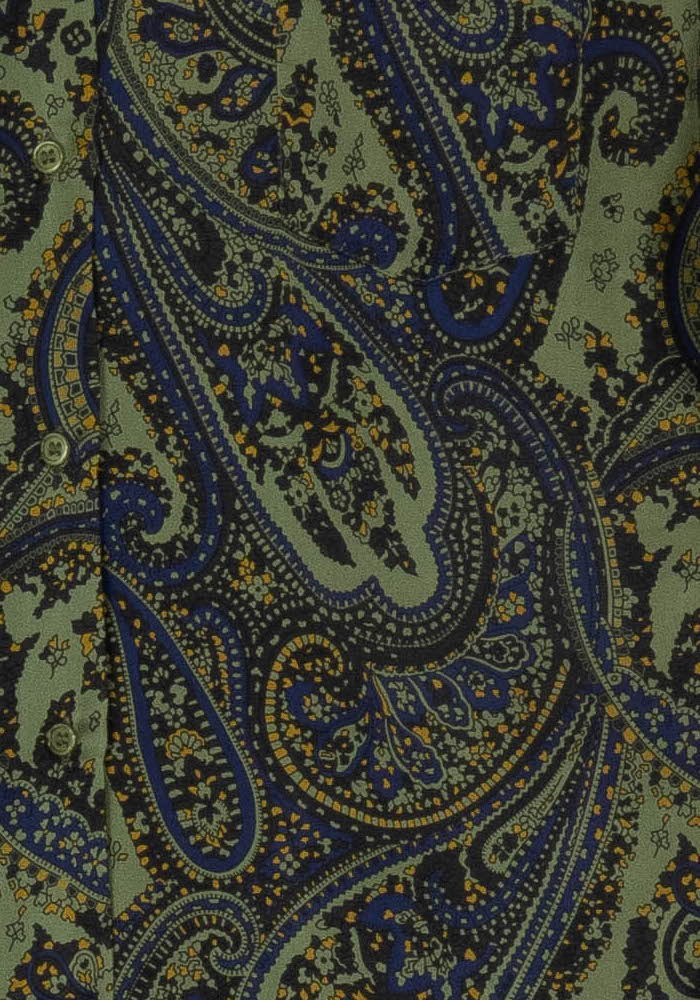 Chemise Bleue et Verte - Taille M/38 de la marque Sud express | PARAD124824 - Vendu par Paradigme - Image 3