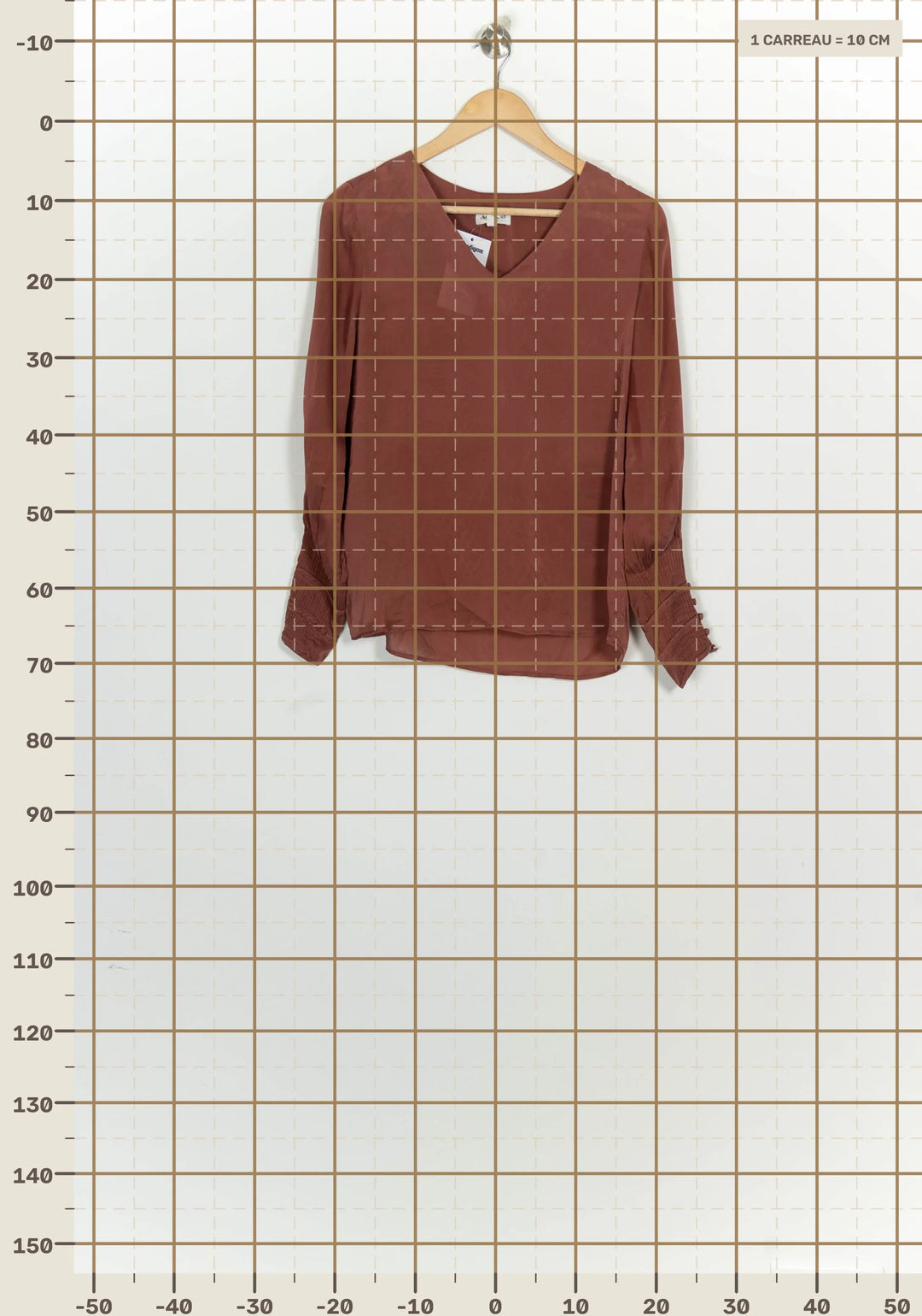 Blouse Rose pâle - Taille S/36 de la marque Maison 123 | PARAD124825 - Vendu par Paradigme - Image 4