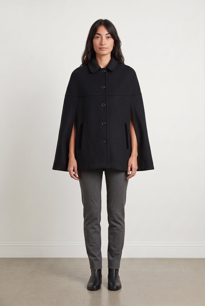 Manteau en Laine Noir - Taille S/36 de la marque Maison 123 | PARAD124828 - Vendu par Paradigme - Image 1