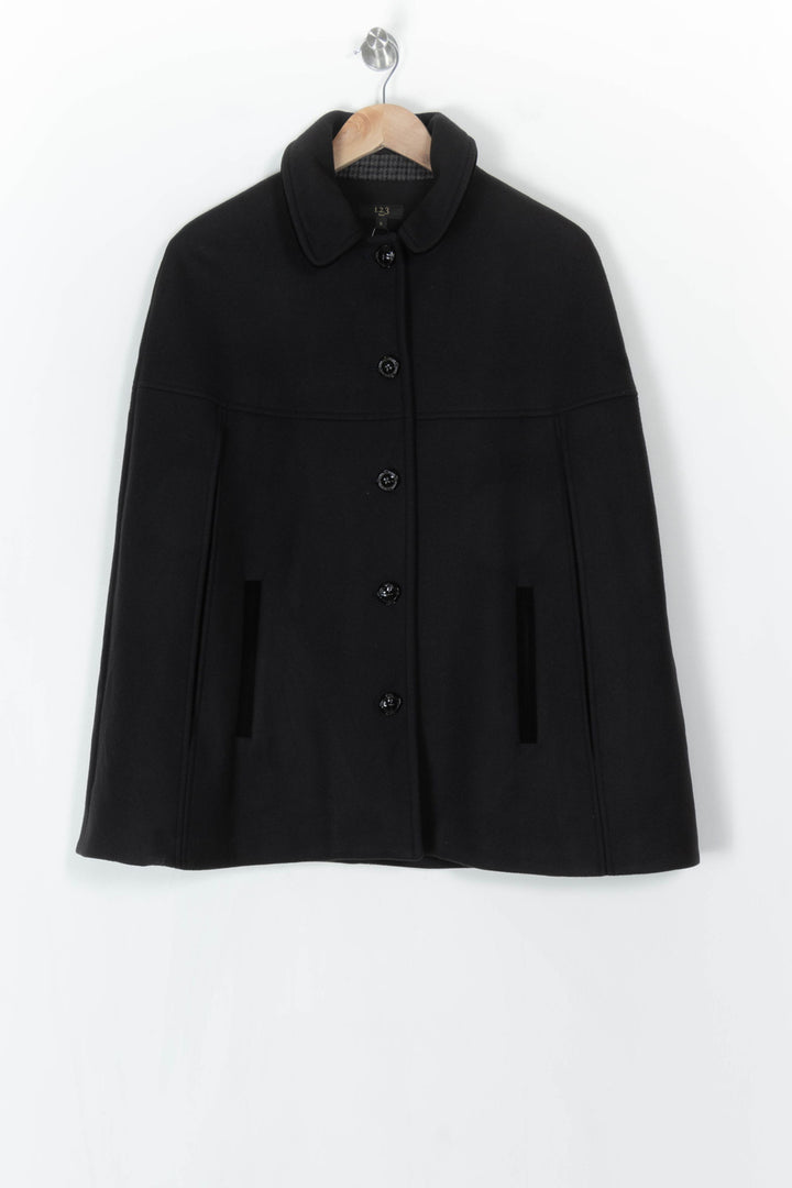 Manteau en Laine Noir - Taille S/36 de la marque Maison 123 | PARAD124828 - Vendu par Paradigme - Image 2