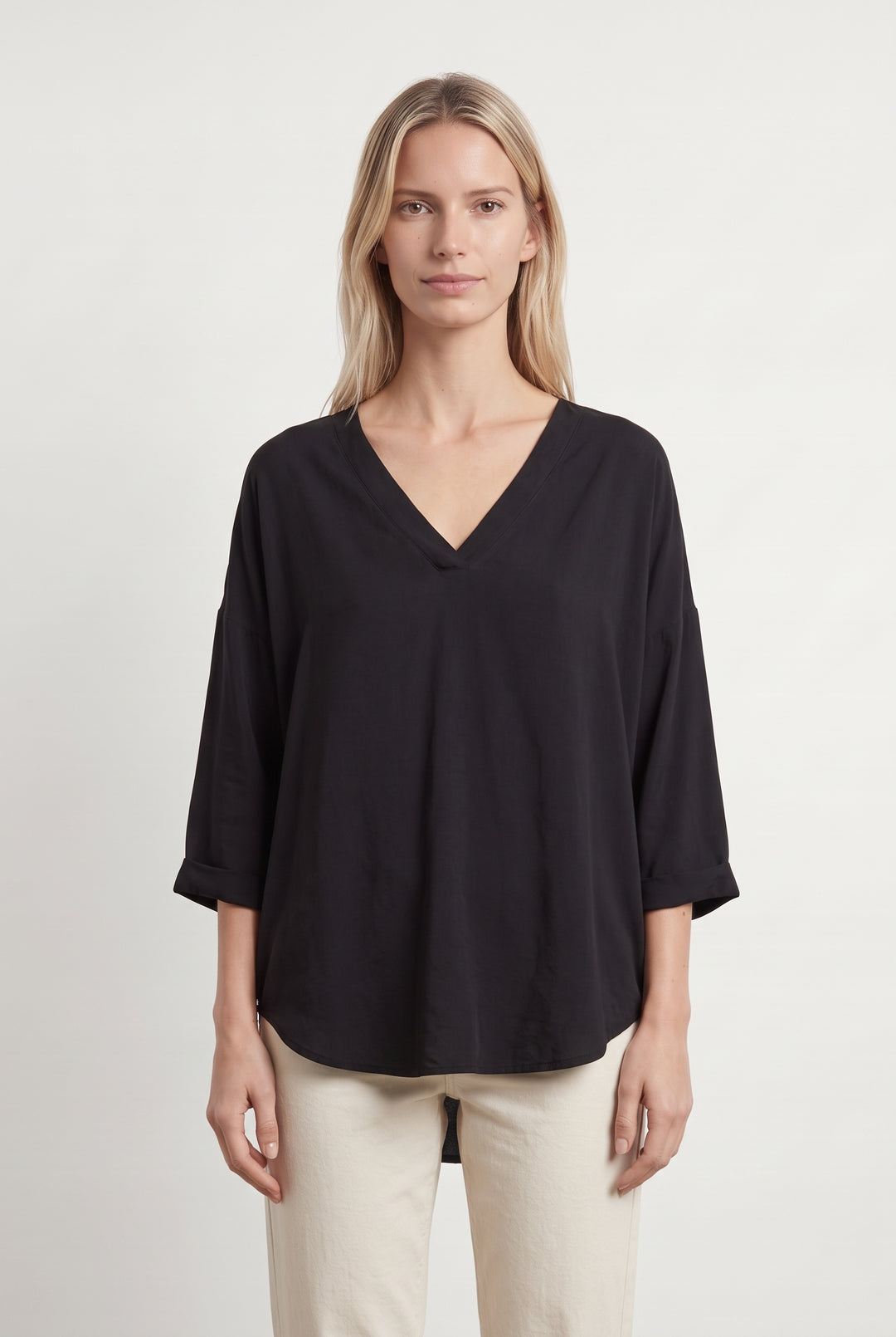Blouse Noire - Taille M/38 de la marque La Fée Maraboutée | PARAD124829 - Vendu par Paradigme - Image 1
