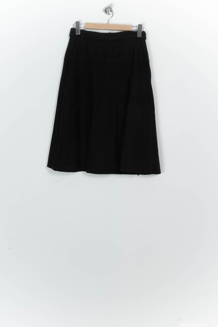 Jupe Portefeuille Noire - Taille L/40 de la marque Comptoir des Cotonniers | PARAD124830 - Vendu par Paradigme - Image 5