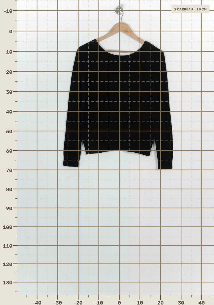 Pull Noir - Taille M/38 de la marque Claudie Pierlot | PARAD124831 - Vendu par Paradigme - Image 4