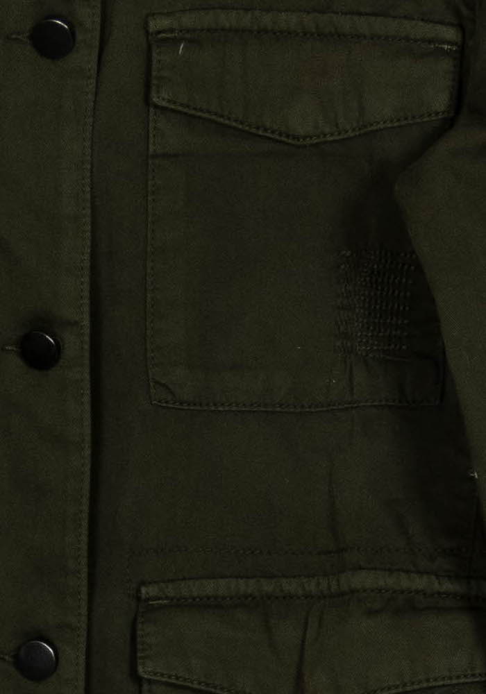 Veste Militaire Vert Olive - Taille XL/42 de la marque Maison 123 | PARAD124834 - Vendu par Paradigme - Image 3