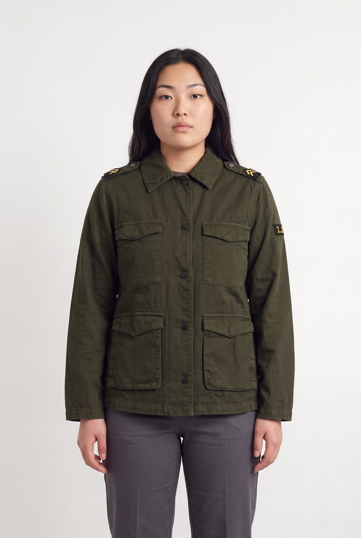 Veste Militaire Vert Olive - Taille XL/42 de la marque Maison 123 | PARAD124834 - Vendu par Paradigme - Image 1