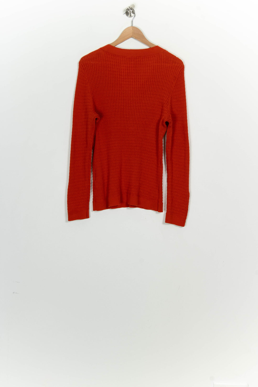 Pull à col V Orange - Taille XXXL/46 de la marque Maison 123 | PARAD124837 - Vendu par Paradigme - Image 5