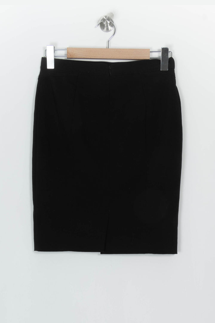 Jupe Midi Noire - Taille M/38 de la marque Caroll | PARAD124839 - Vendu par Paradigme - Image 5