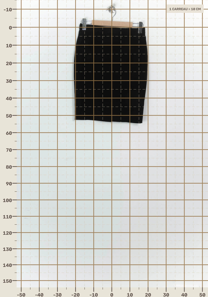 Jupe Midi Noire - Taille M/38 de la marque Caroll | PARAD124839 - Vendu par Paradigme - Image 4