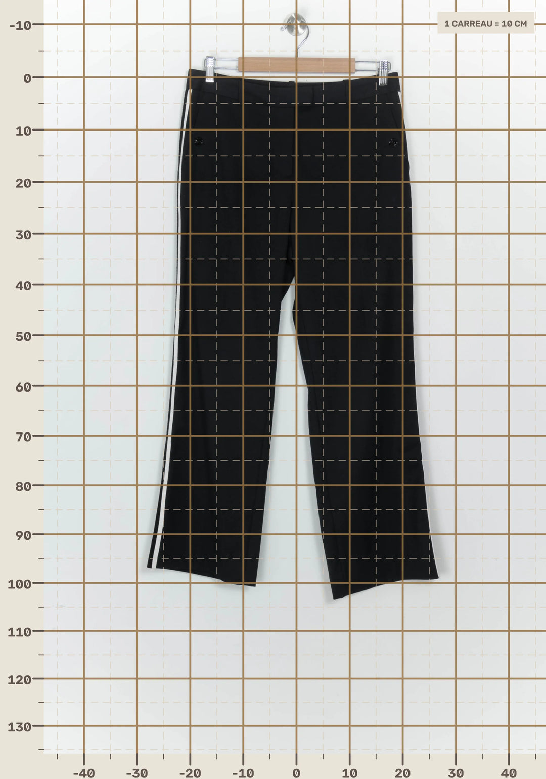 Pantalon Noir - Taille XL/42 de la marque Caroll | PARAD124842 - Vendu par Paradigme - Image 4