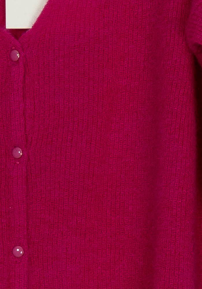 Gilet Rose fuchsia - Taille S/36 de la marque Sézane | PARAD124851 - Vendu par Paradigme - Image 3