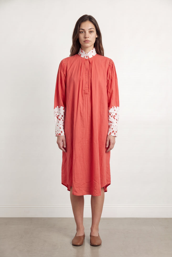 Robe Midi Rose - Taille XS/34 de la marque Valentine Gauthier | PARAD124865 - Vendu par Paradigme - Image 1