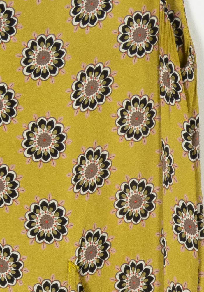 Robe Moutarde - Taille M/38 de la marque La Fée Maraboutée | PARAD124866 - Vendu par Paradigme - Image 3
