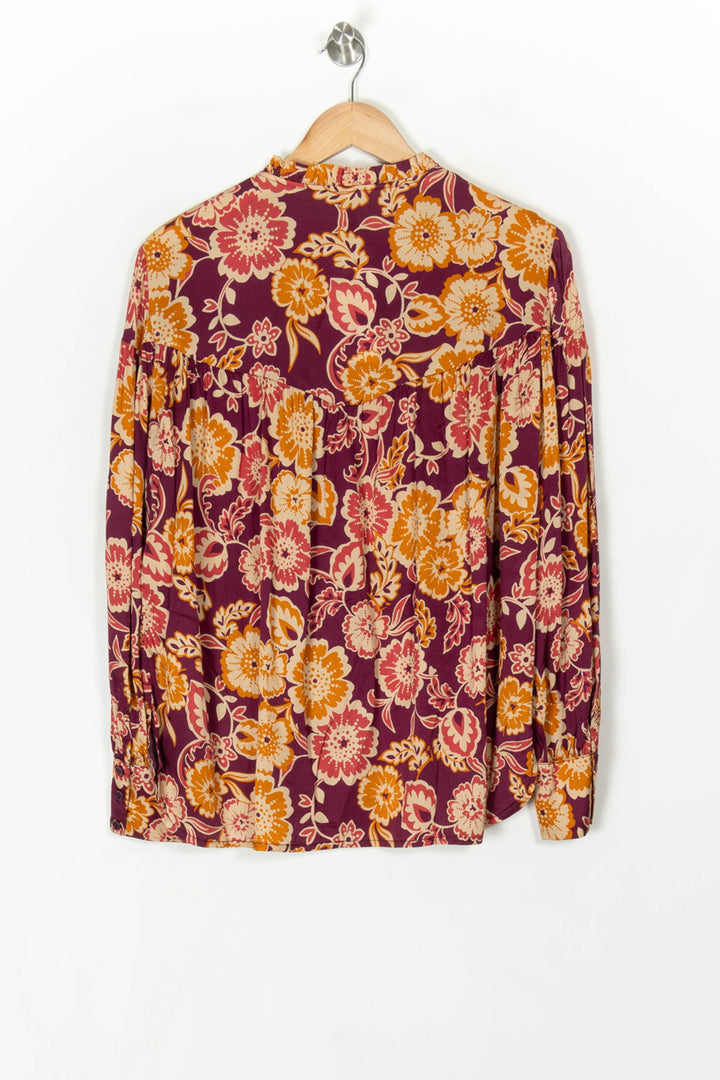 Blouse Bordeaux et Orange - Taille XXL/44 de la marque Indies | PARAD124881 - Vendu par Paradigme - Image 5