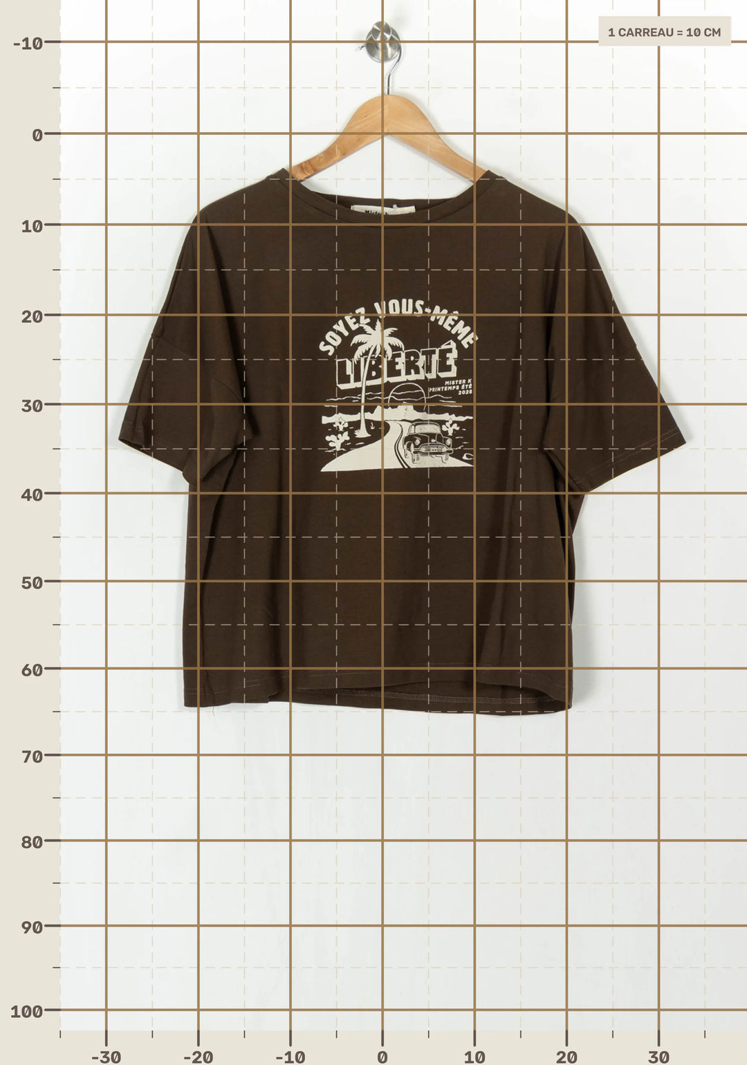 Tee-Shirt Marron - Taille XL/42 de la marque Mister K | PARAD124890 - Vendu par Paradigme - Image 4