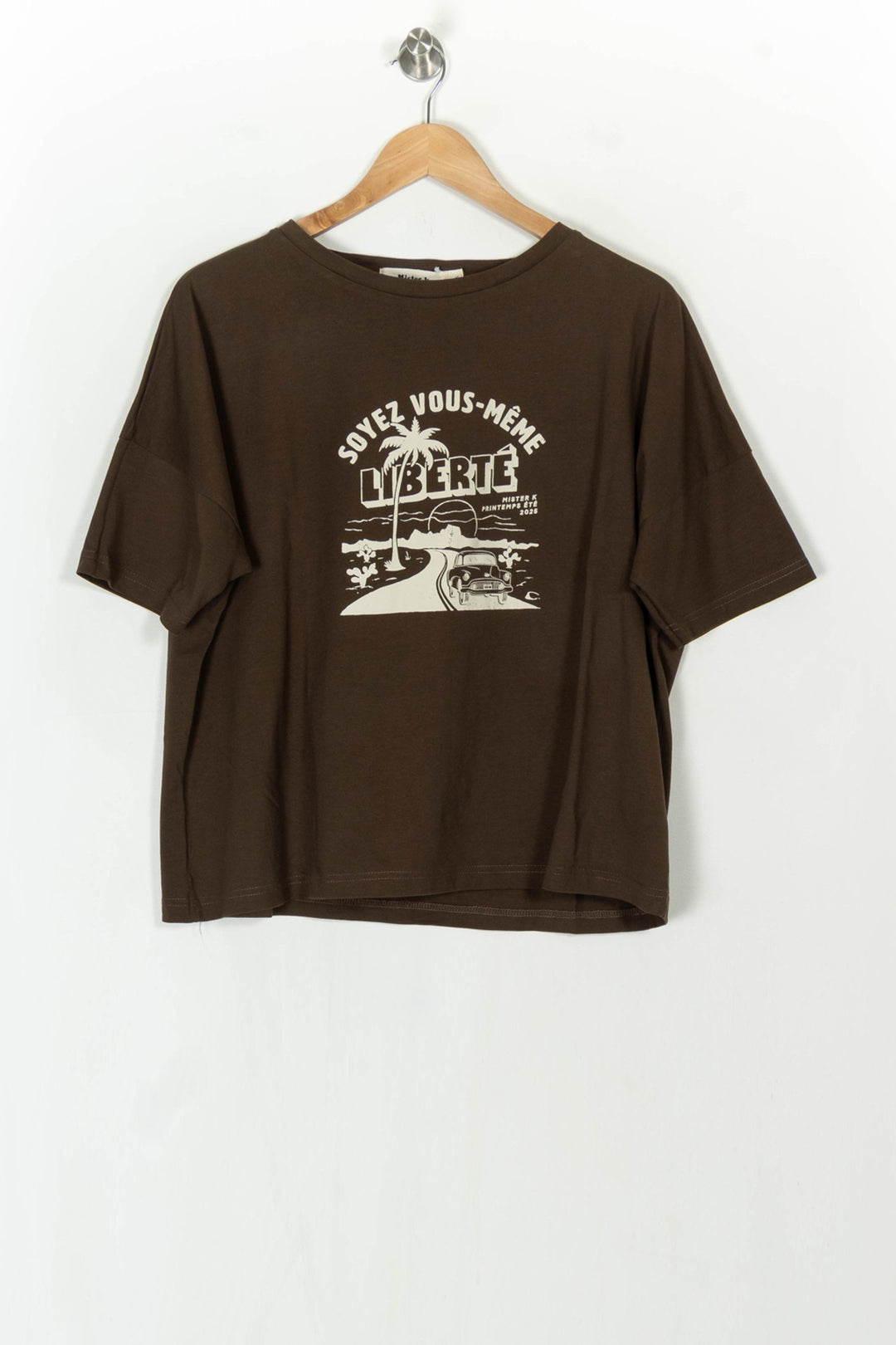 Tee-Shirt Marron - Taille XL/42 de la marque Mister K | PARAD124890 - Vendu par Paradigme - Image 2
