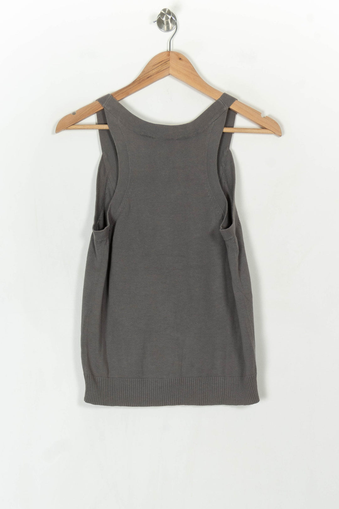 Gilet Sans Manches Gris - Taille M/38 de la marque La Redoute Collections | PARAD124892 - Vendu par Paradigme - Image 5