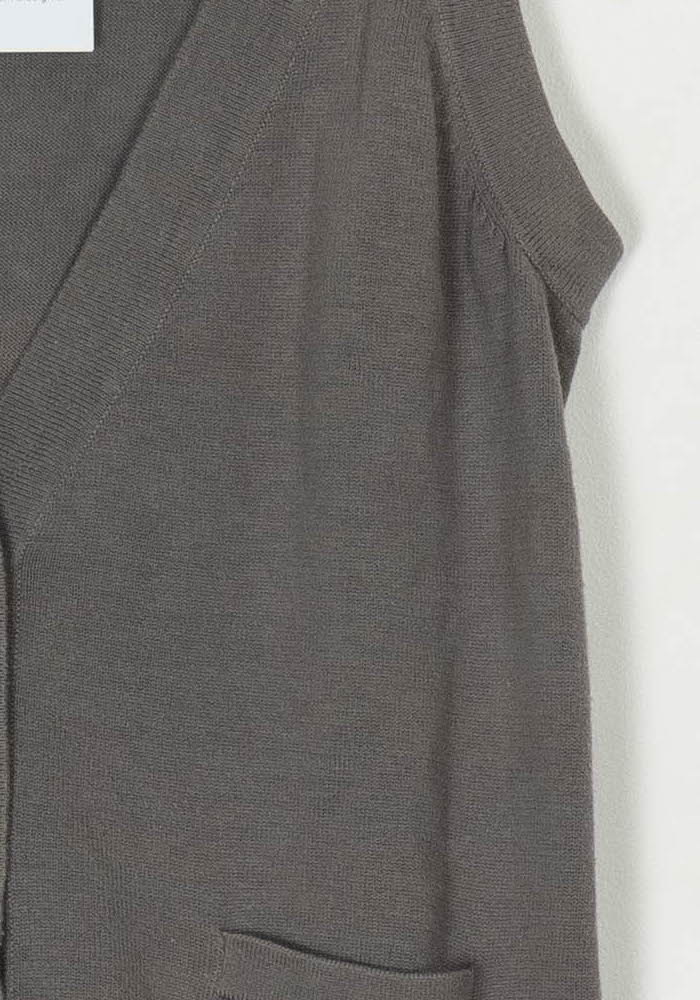 Gilet Sans Manches Gris - Taille M/38 de la marque La Redoute Collections | PARAD124892 - Vendu par Paradigme - Image 3