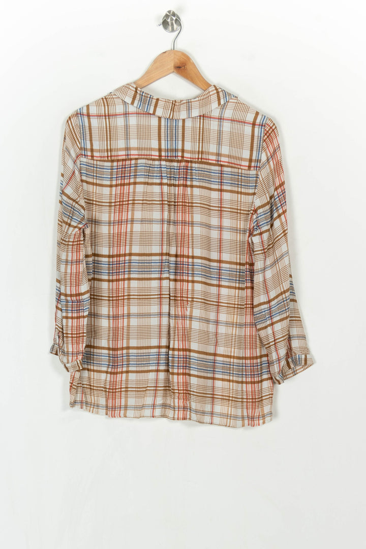 Blouse Beige et Marron - Taille L/40 de la marque Caroll | PARAD124894 - Vendu par Paradigme - Image 5