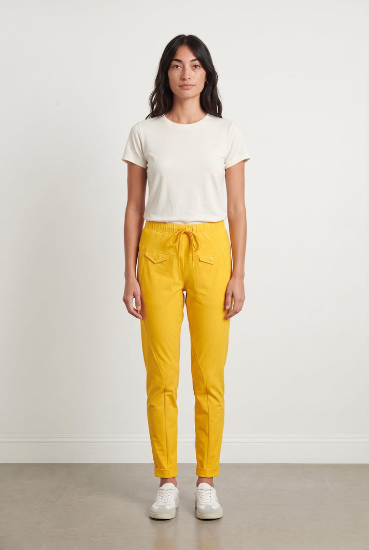 Pantalon Jaune - Taille XS/34 de la marque Indies | PARAD124898 - Vendu par Paradigme - Image 1