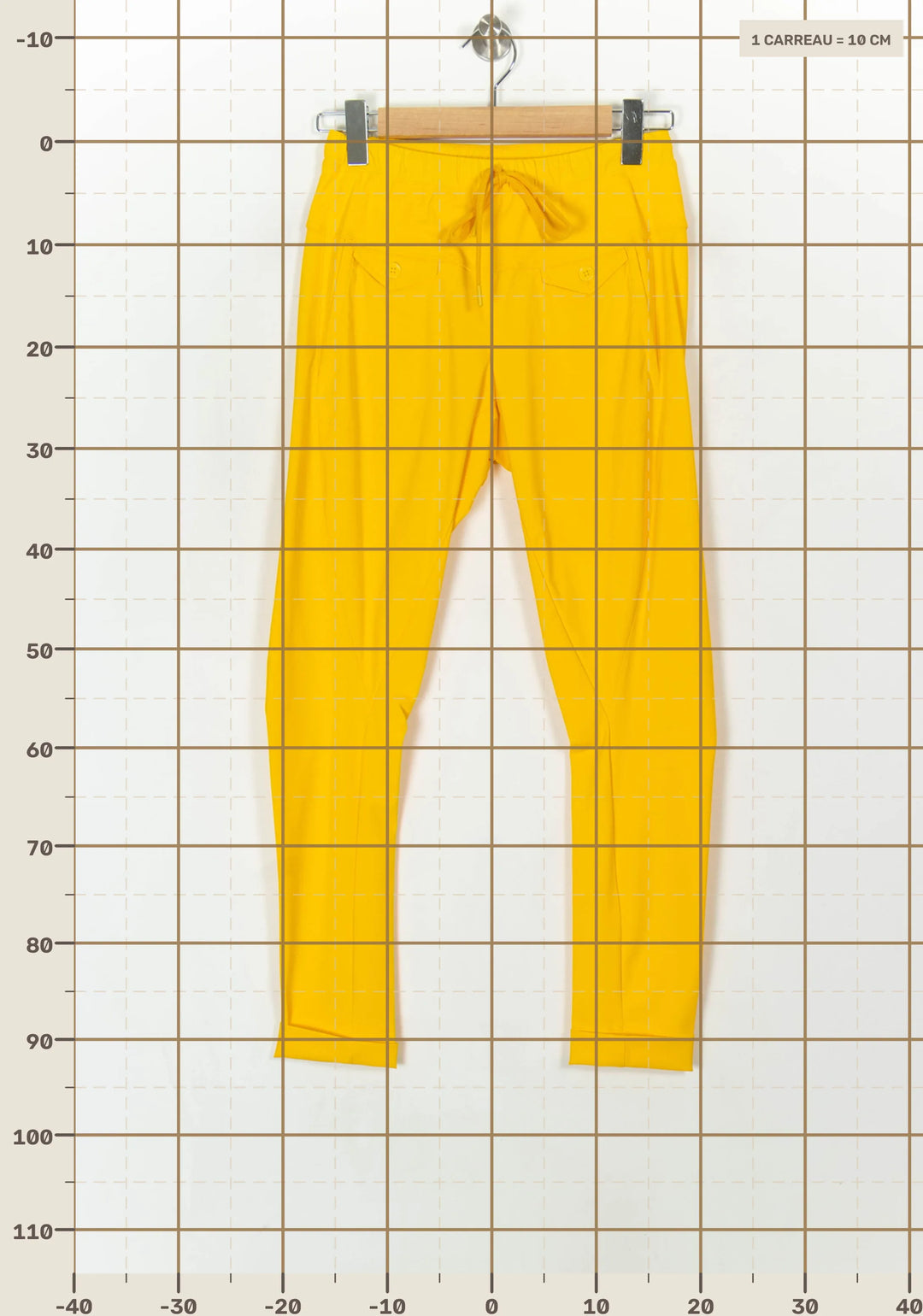 Pantalon Jaune - Taille XS/34 de la marque Indies | PARAD124898 - Vendu par Paradigme - Image 4