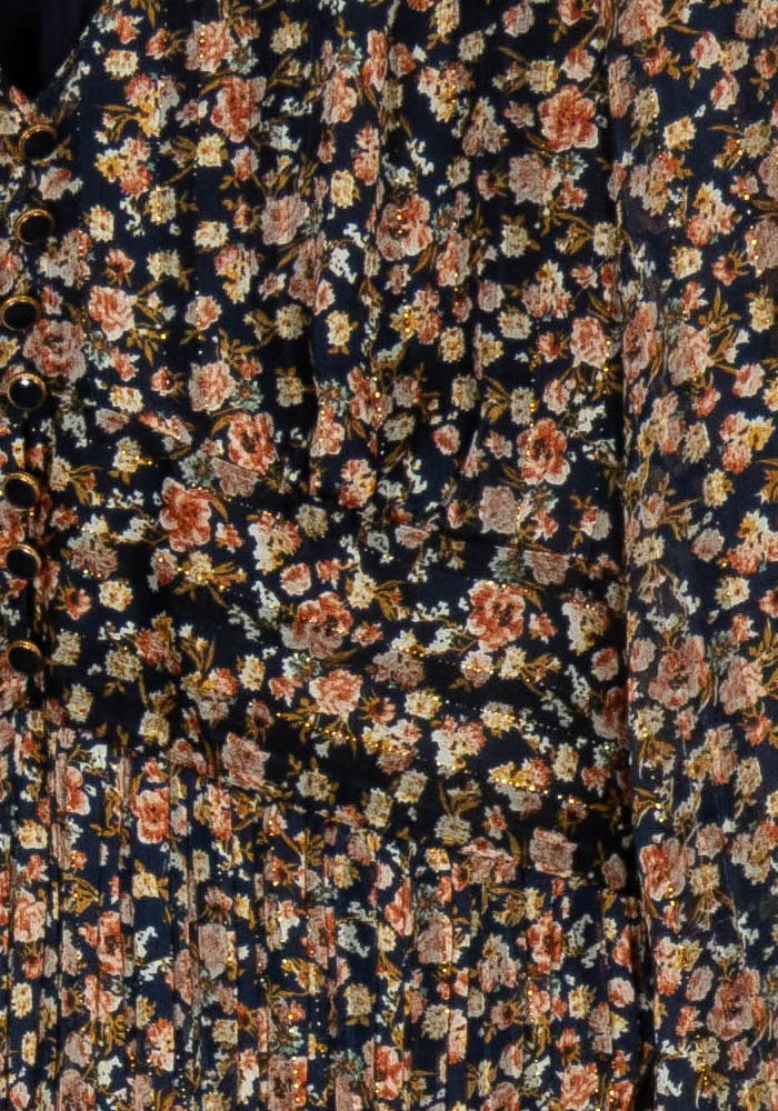 Robe Courte Bleu Marine et Orange - Taille S/36 de la marque La Petite Etoile | PARAD124899 - Vendu par Paradigme - Image 3